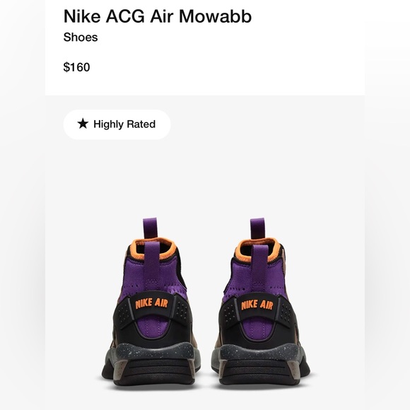 Men’s Nike ACG Air Mowabb Trails End Size 14 - Picture 3 of 14